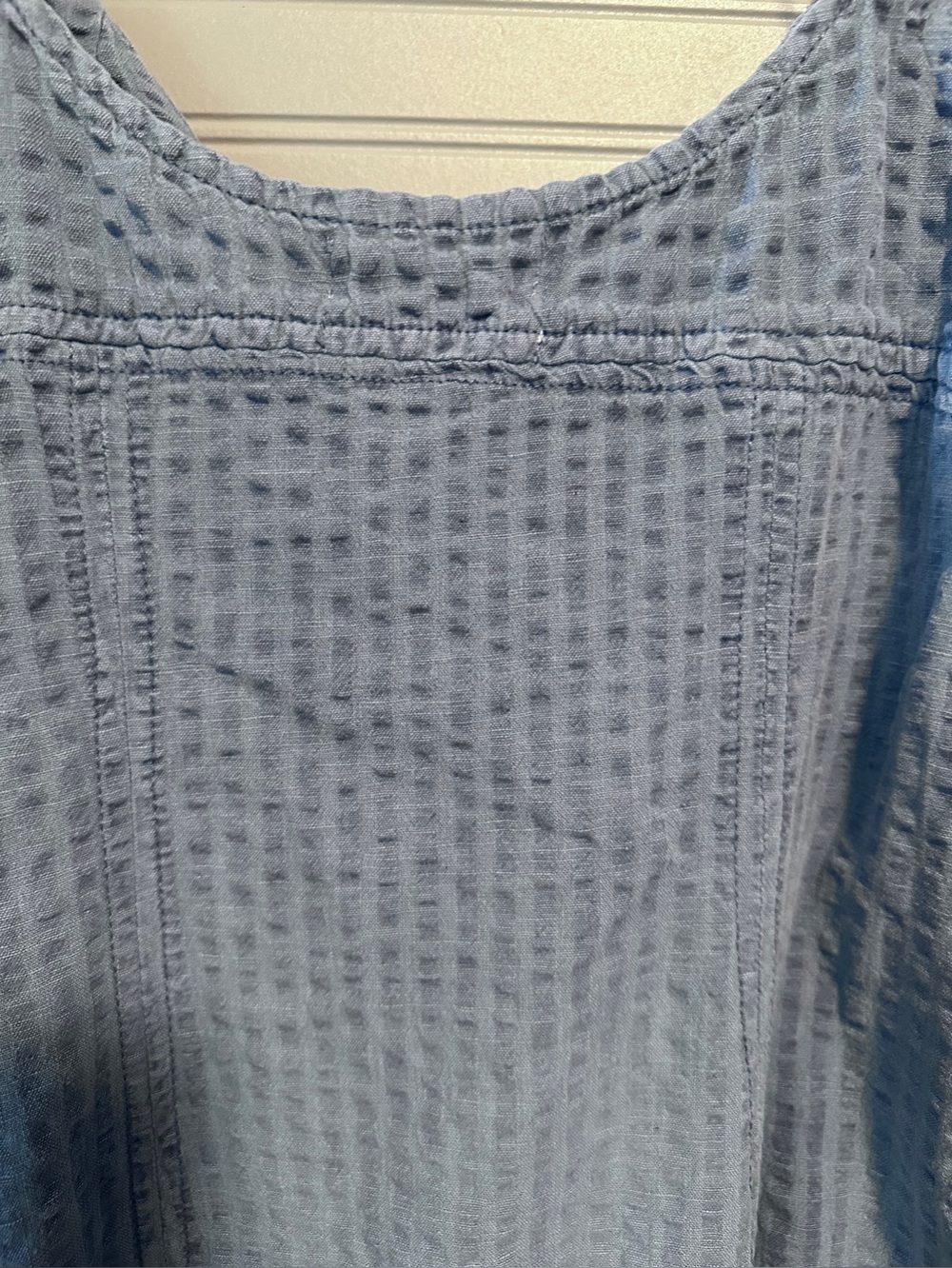 UO Why Not Seersucker Mini Dress Sz. M - Picture 12 of 14